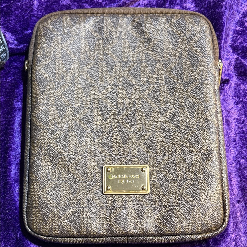 Michael Kors Tan IPad Bag